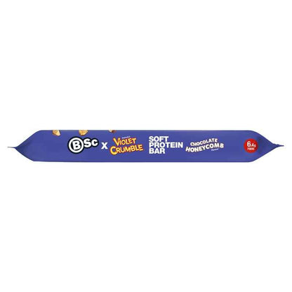 BSc x Violet Crumble Soft Protein Bar Chocolate Honeycomb 55g