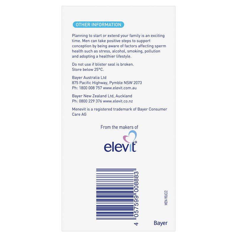 Menevit Pre-Conception Sperm Health 90 Capsules