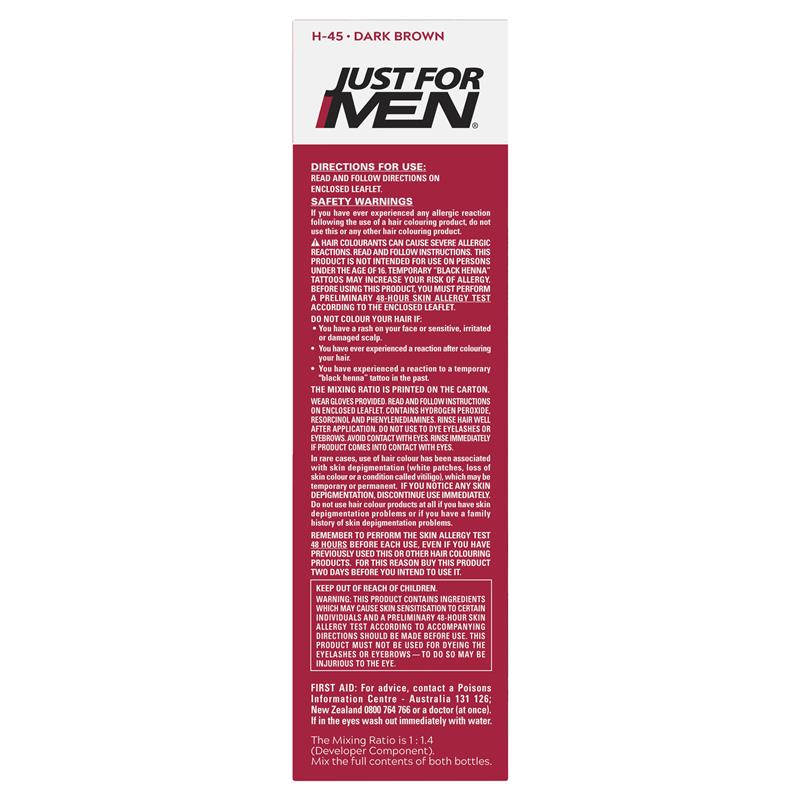 Just for Men Hair Colour H-45 Dark Brown