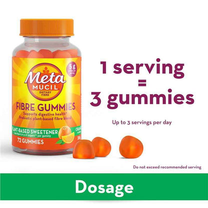 Metamucil Fibre Gummies 120 Pack