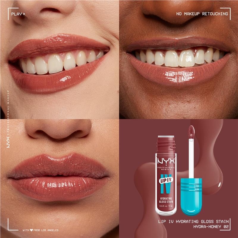 NYX Lip IV Hydrating Gloss Stain Hydra-Honey