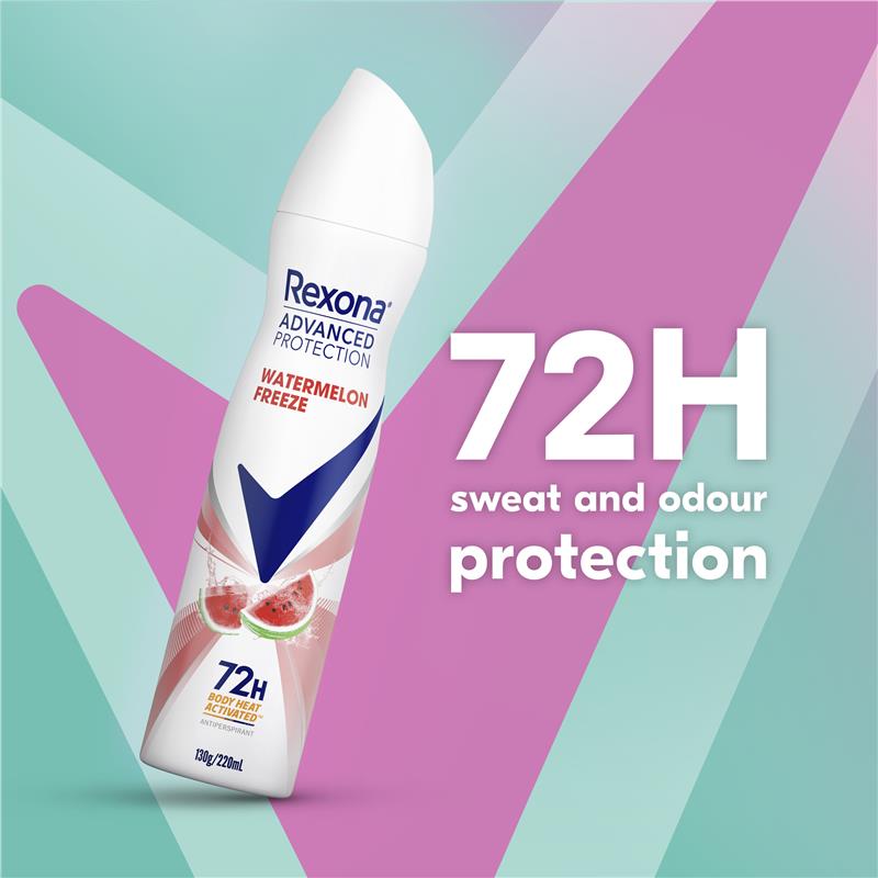 Rexona Women Advanced Antiperspirant Aerosol Watermelon Freeze 220ml