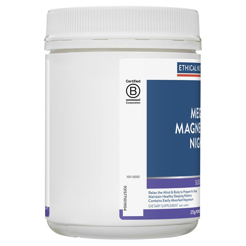 Ethical Nutrients Mega Magnesium Night Powder 272g