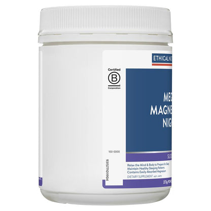 Ethical Nutrients Mega Magnesium Night Powder 272g