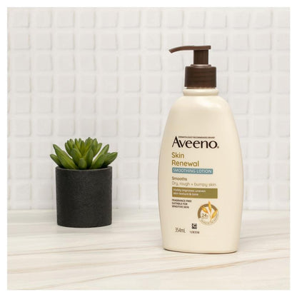Aveeno Skin Renewal Smoothing Fragrance Free Body Lotion 354ml