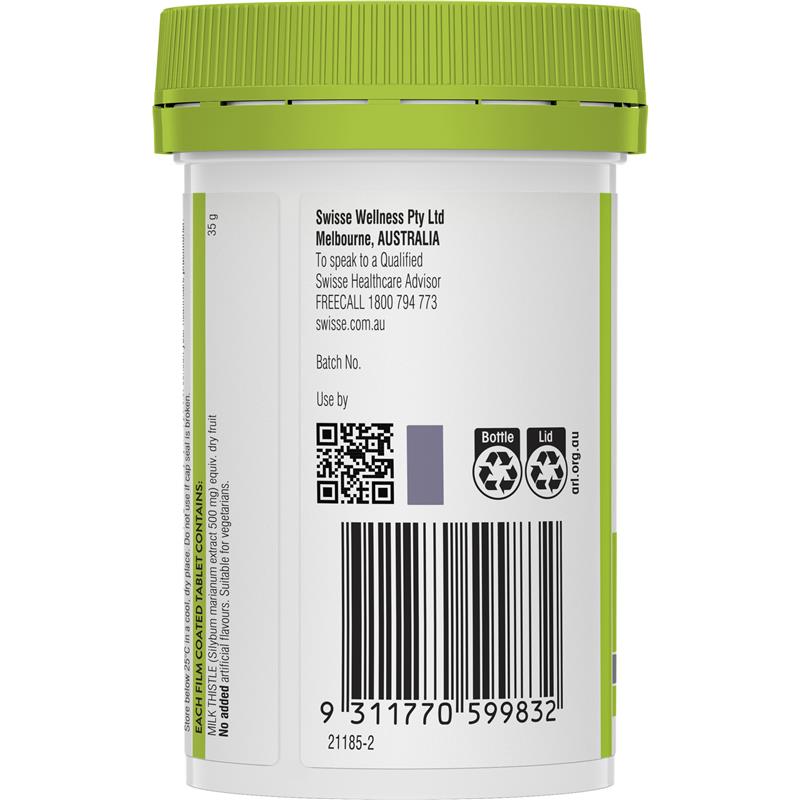 Swisse Milk Thistle 35000mg 60 Tablets