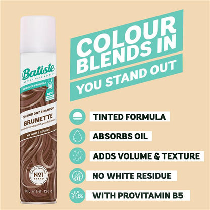 Batiste Medium & Brunette Dry Shampoo 200ml