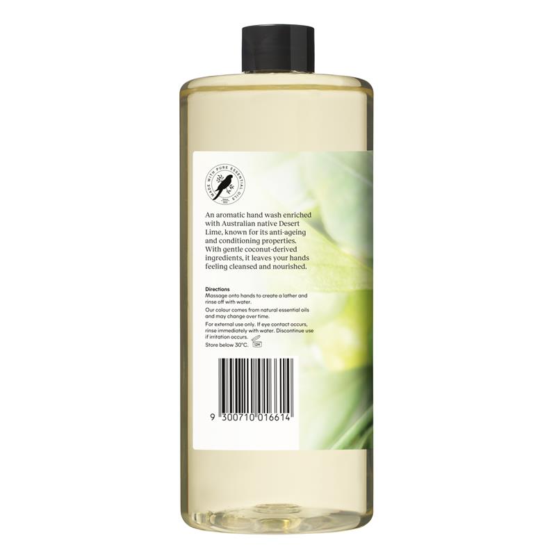 Bosistos Desert Lime & Eucalyptus Hand Wash Refill 1L
