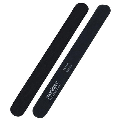 Manicare Nail Shapers 175mm 2 Pack Coarse/Medium