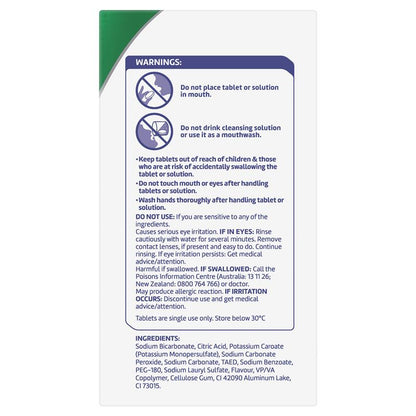 Polident Whitening Denture Cleanser 108 Tablets Exclusive Size