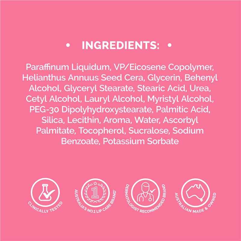 Dermal Therapy Lip Balm Stick Strawberry 4.8g