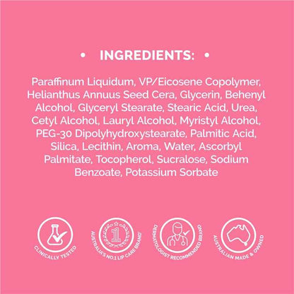 Dermal Therapy Lip Balm Stick Strawberry 4.8g