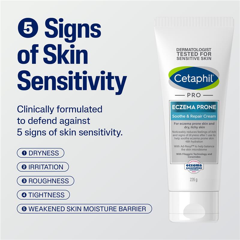 Cetaphil Pro Eczema Prone Soothe & Repair Cream 226g