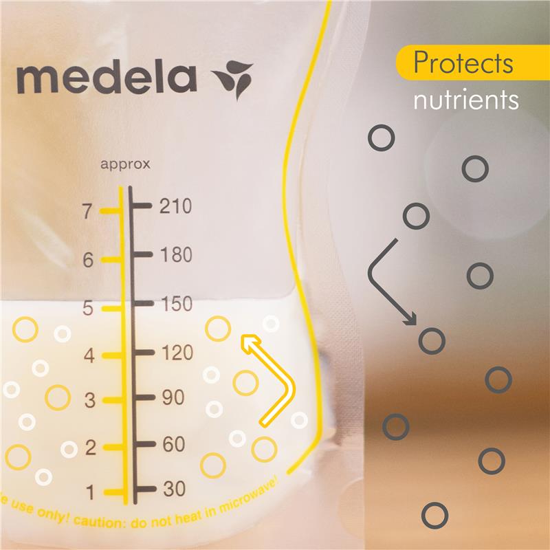 Medela Easy Pour Breast Milk Storage Bags 50 Pack