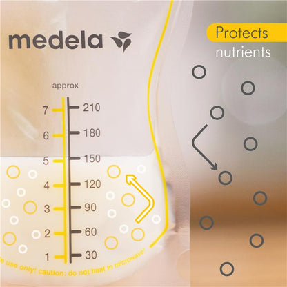 Medela Easy Pour Breast Milk Storage Bags 50 Pack