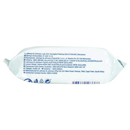 Johnson's Face Care Moisturising Facial Cleansing Wipes For Dry Skin 25 Pack
