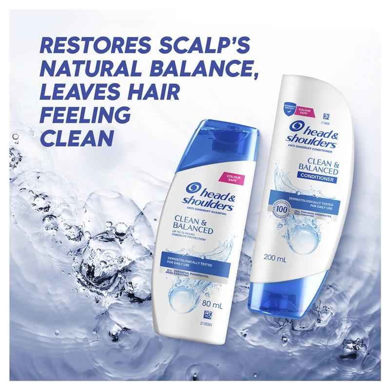 Head & Shoulders Clean and Balanced Shampoo 80ml