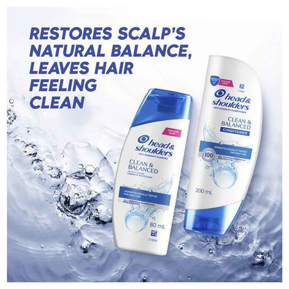 Head & Shoulders Clean and Balanced Shampoo 80ml