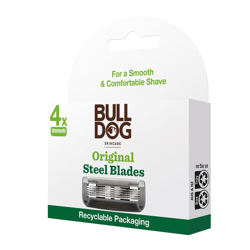 Bulldog Original Steel Blades 4 Pack