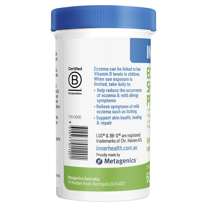 Inner Health Eczema Shield Kids Probiotic 60g Powder