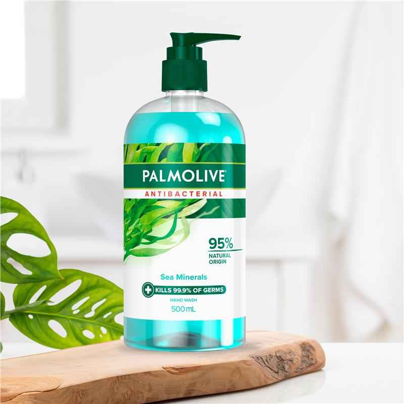 Palmolive Antibacterial Softwash Hand Wash Sea Minerals 500ml