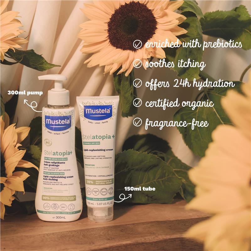 Mustela Stelatopia+ Lipid Replenishing Cream 300ml