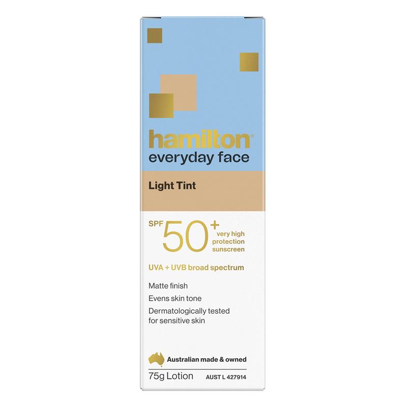 Hamilton Sun Everyday Face Light Tint SPF50+ 75g