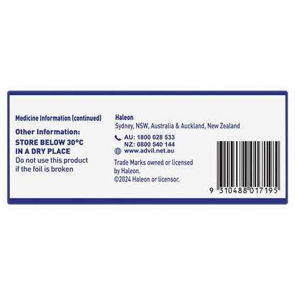 Advil Ibuprofen Pain Relief 40 Liquid Capsules