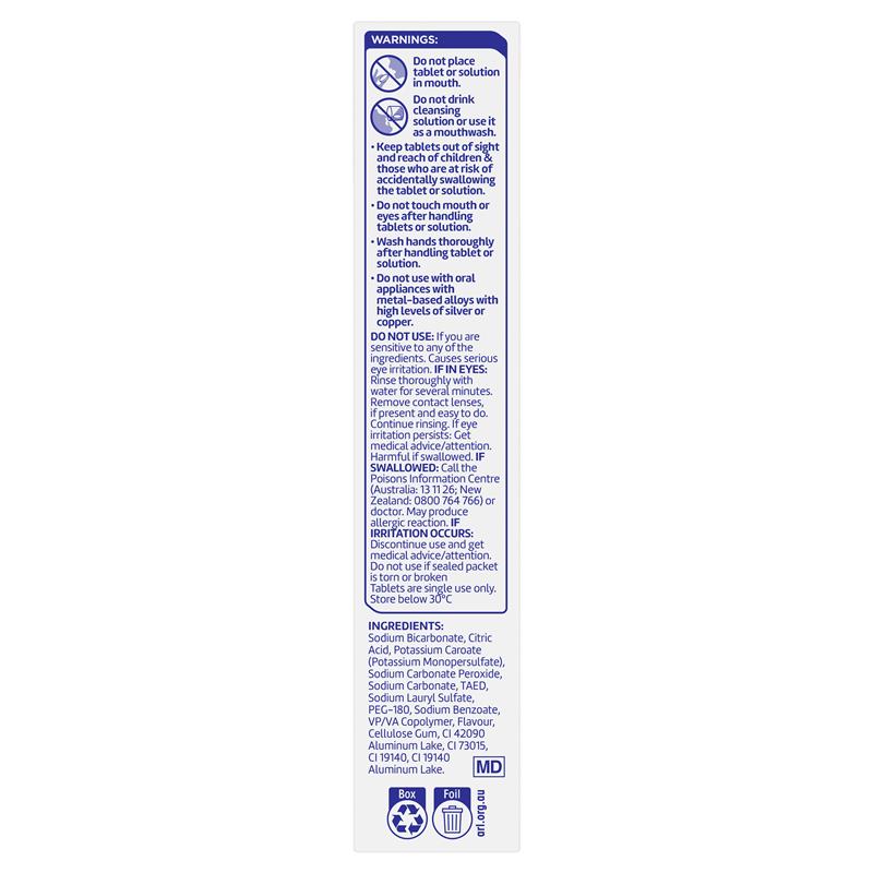 Polident Denture Cleanser Fresh Active Tablets 36