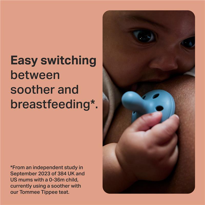 Tommee Tippee Breast Like  Soother 6-18 Months 2 Pack