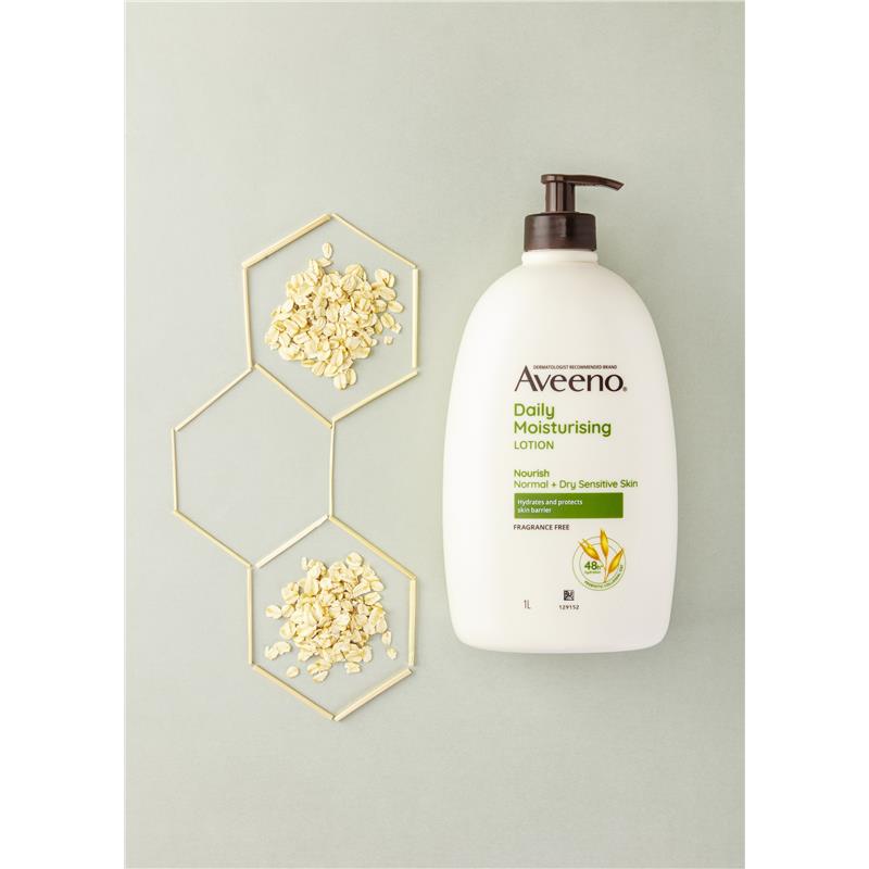 Aveeno Daily Moisturising Fragrance Free Body Lotion 1L - GimmeNow