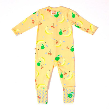 Bambi Mini Co. Wrigglesuit Unisex Orange Fruit Salad 0-3
