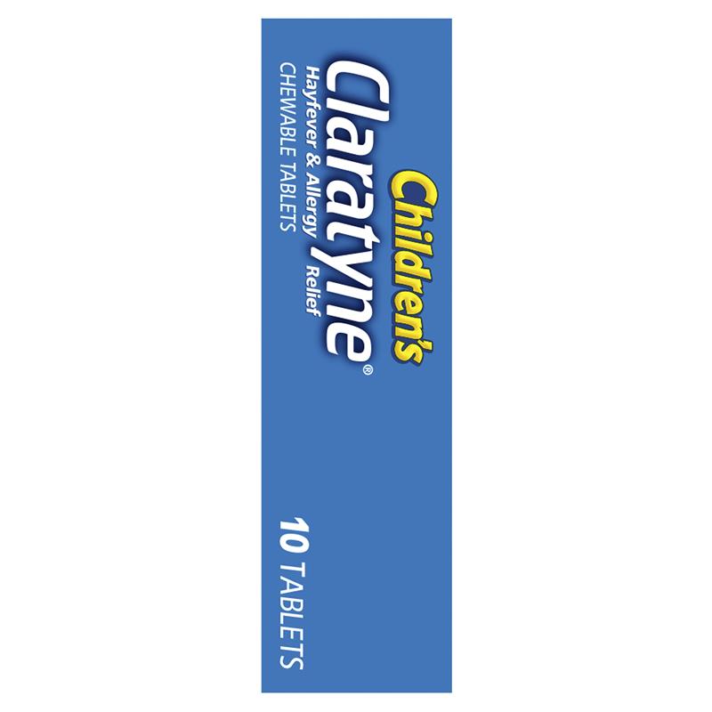 Claratyne Children’s Hayfever & Allergy Relief Bubblegum 10 Chewable Tablets