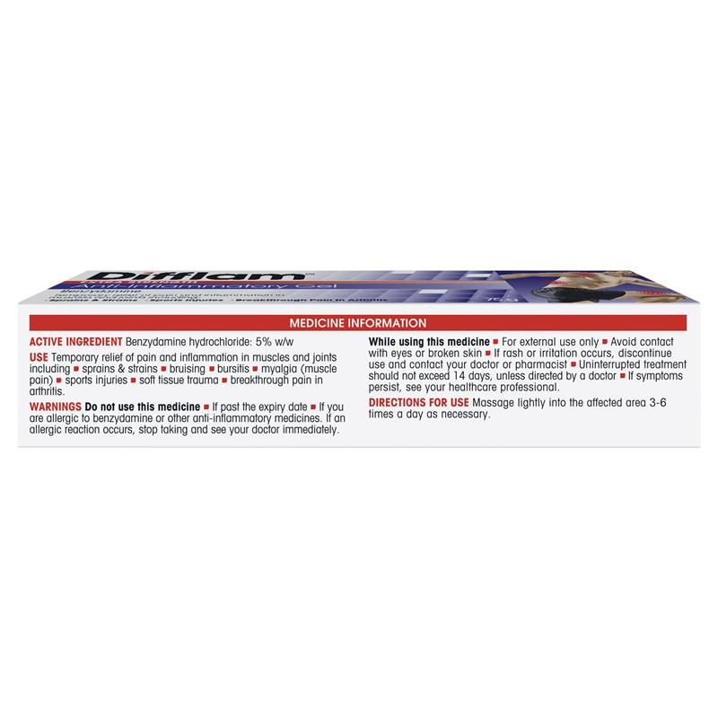 Difflam Anti Inflammatory Extra Strength Gel 5% 75g