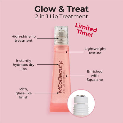 MCoBeauty Glow & Treat 2-In-1 Treatment Lip Oil Birthday Edition