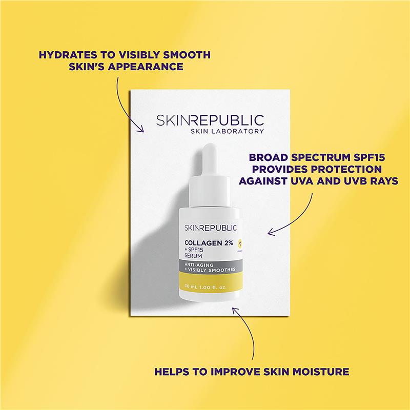 Skin Republic Collagen 2% + SPF Serum 30ml