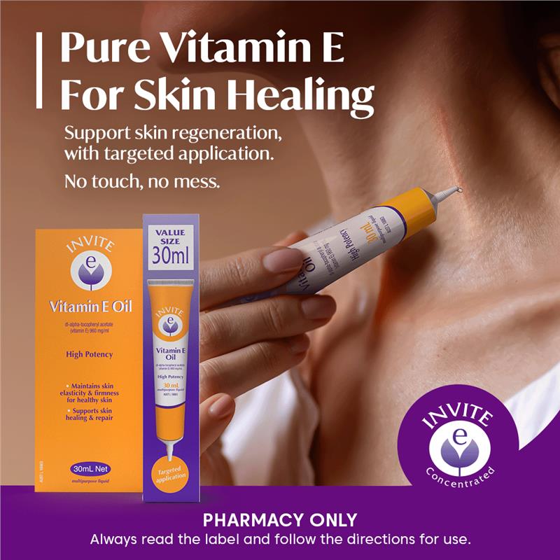 Invite E Vitamin E Pure Oil 30ml