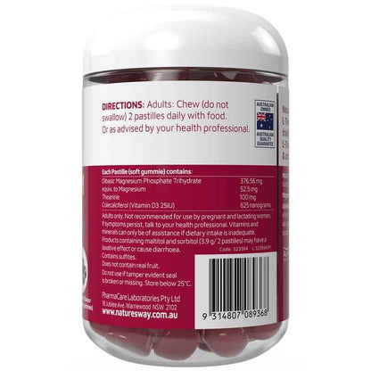 Nature's Way Gummies Magnesium with L-Theanine 60 Gummies