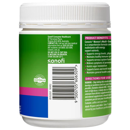 Cenovis Once Daily Womens Multi + Energy Boost 150 Capsules