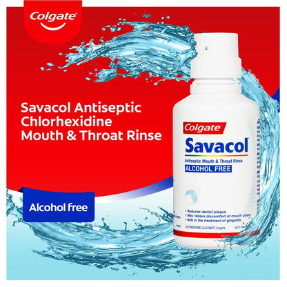 Savacol Alcohol Free Antiseptic Mouthwash Mint 300ml