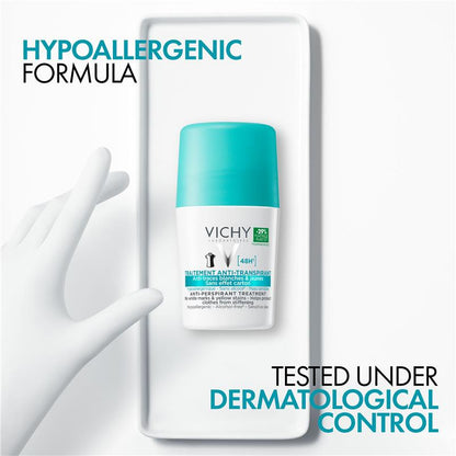 Vichy Antiperspirant Roll On 48hr No White Marks 50ml
