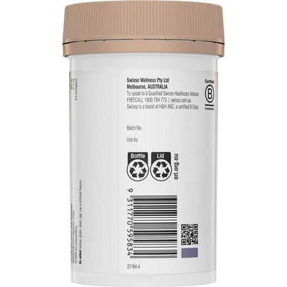 Swisse Ultiboost Magnesium Calcium + Vitamin D 120 Tablets