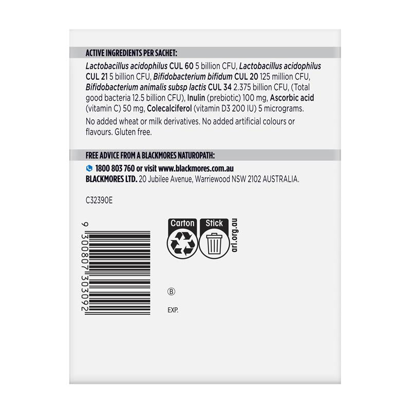 Blackmores Probiotics+ Kids Daily Health Powder 30 Sachets - GimmeNow