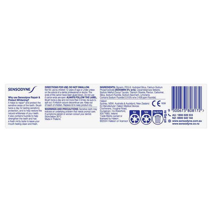 Sensodyne Sensitive Teeth Pain Repair & Protect Whitening Toothpaste 100g