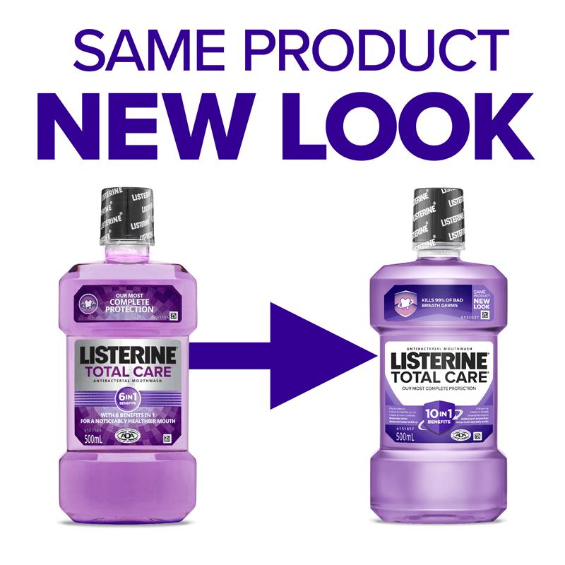 Listerine Total Care Antibacterial Mouthwash 250mL