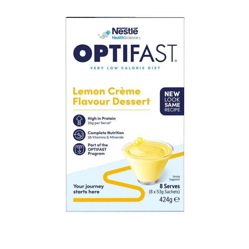Optifast VLCD Dessert Lemon 8 x 53g