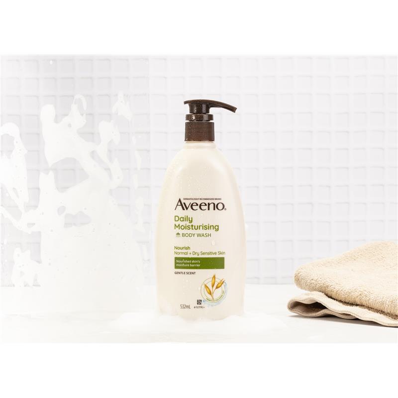 Aveeno Daily Moisturising Light Fragrance Body Wash 532ml