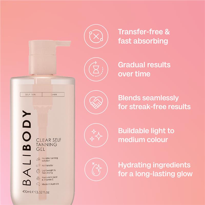 Bali Body Clear Tanning Gel 400ml
