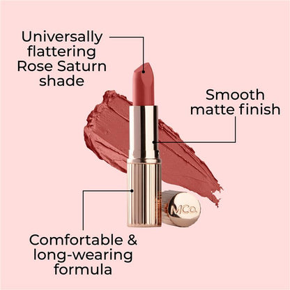 MCoBeauty Creme Matte Luxe Lipstick Rose Saturn