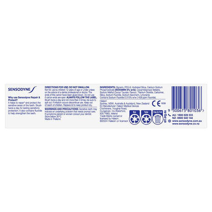 Sensodyne Sensitive Teeth Pain Repair & Protect Toothpaste 100g
